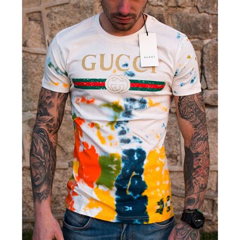 gucci shirt with red striped in middle|authentic Gucci men tee shirts.